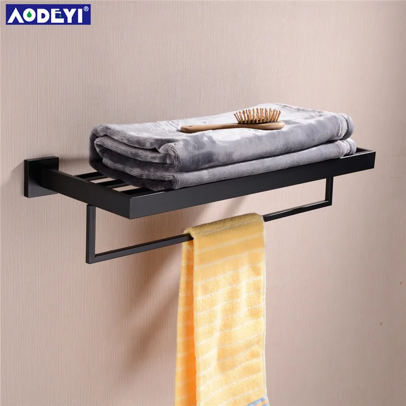 AODEYI الحمام الأجهزة مجموعة أسود هوك ملابس قضيب تعليق المناشف رف بار الرف ورقة حامل فرشاة الأسنان حامل اكسسوارات الحمام AODEYI الحمام الأجهزة مجموعة أسود هوك ملابس قضيب تعليق المناشف رف بار الرف ورقة حامل فرشاة الأسنان حامل اكسسوارات الحمام