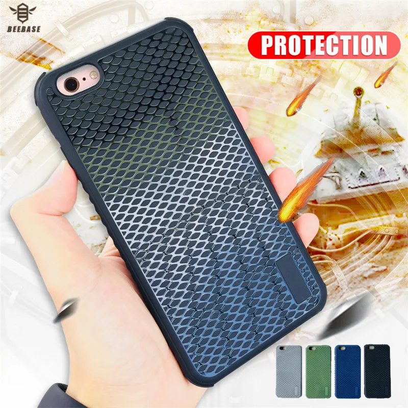 

Silicon case For iphone X case for iphone 7 case for iphone 6 cover Shockproof soft phone case for iphone 6 6s 7 8 plus funda
