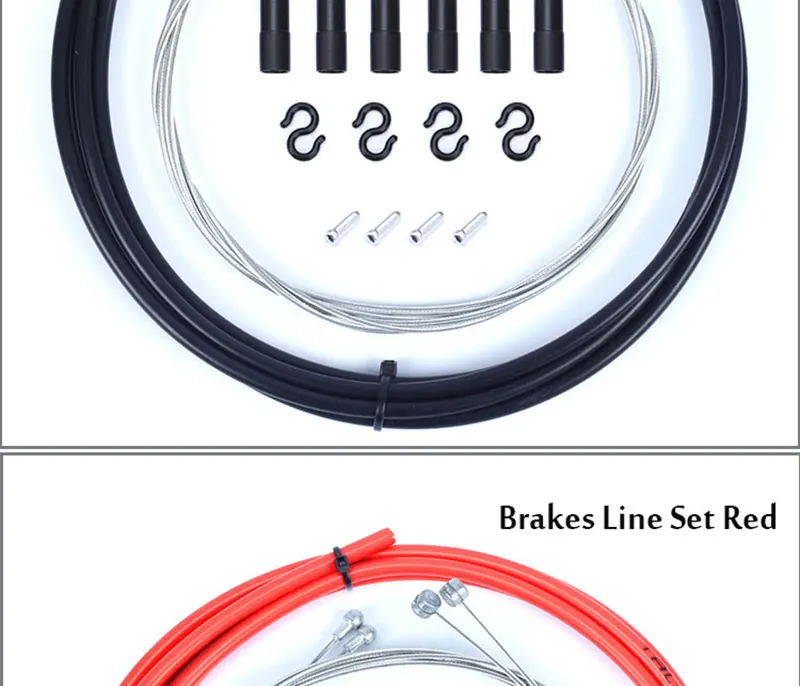 MTB велосипедная трубка тормозной магистрали наборы 5 мм горный тормоз для дорожного велосипеда кабель 4 мм переключения передач переключатель наборы велосипедные аксессуары