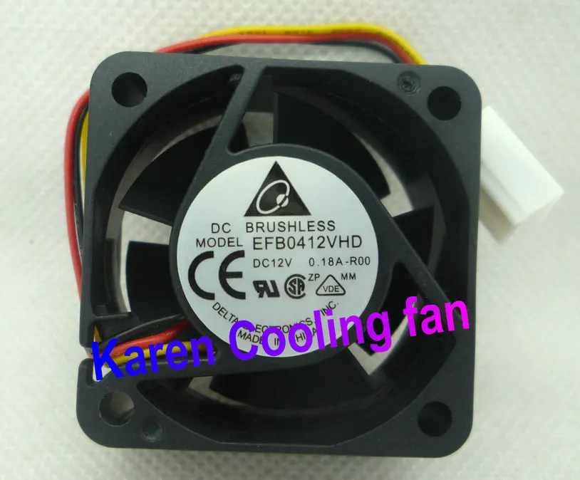 DELTA 40*40*20MM 12V 0.18A EFB0412VHD-ROO 3Pin Cooling Fan