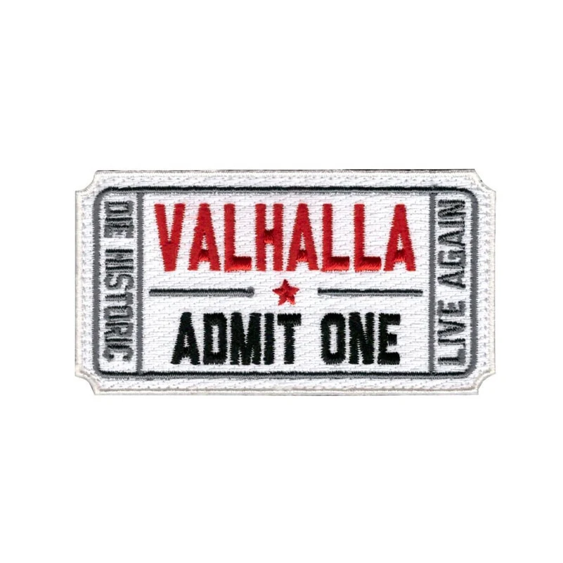 ticket to valhalla morale military tactical vikings patch army badge armbandHCUK