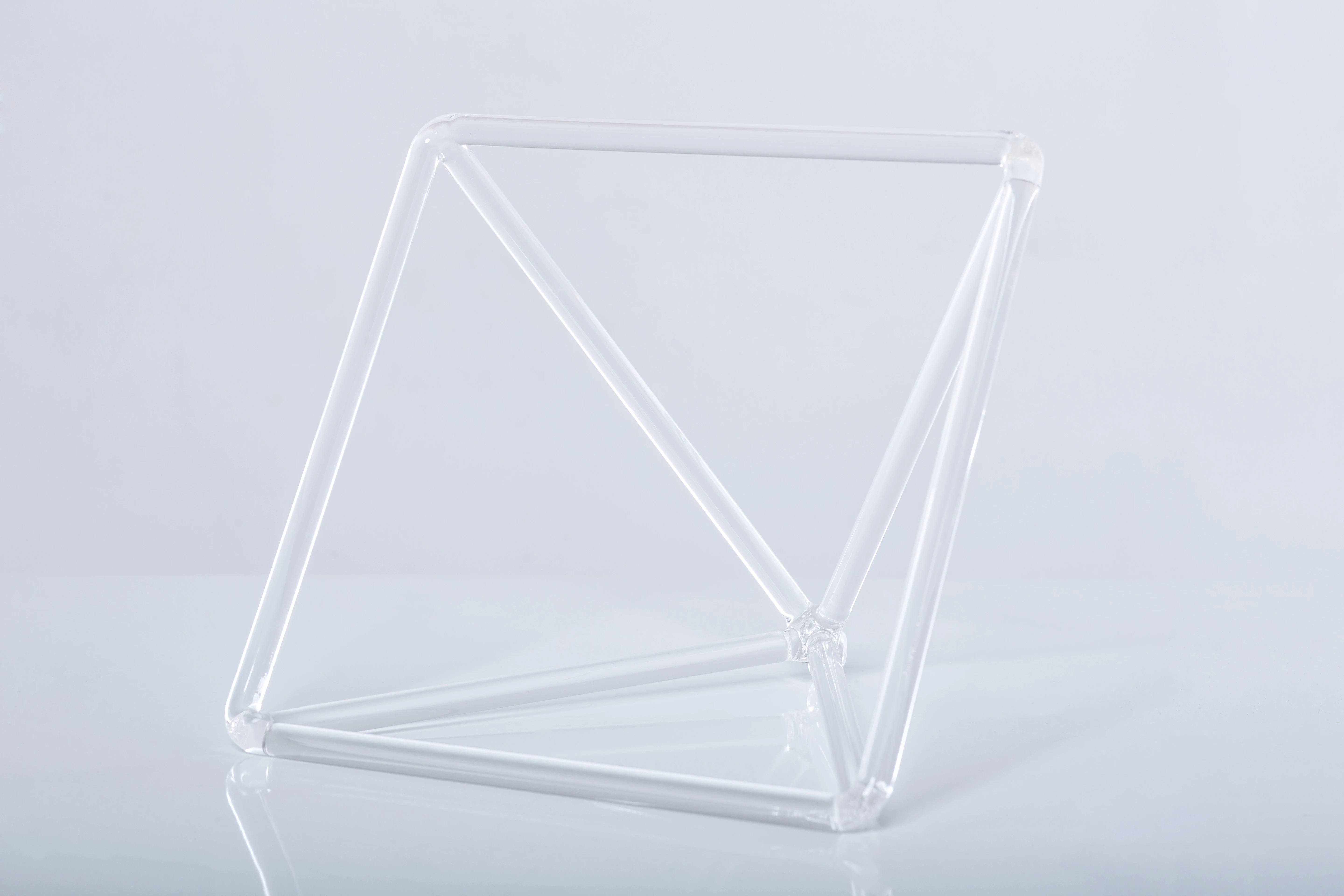 

6" Quartz crystal singing pyramid & tetrahedron for Sound Healing