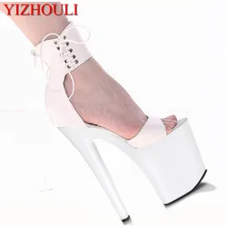 20cm new super high heels manufacturers selling package with sandals, high heel sexy nightclub Dance Shoes