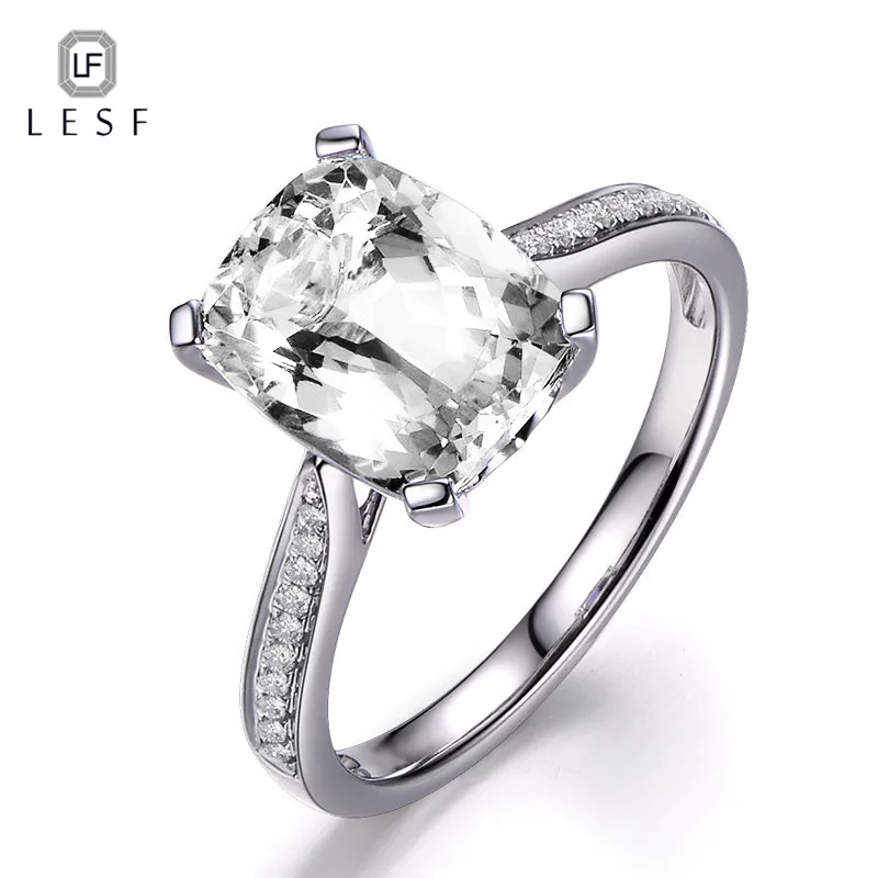 

LESF 5 Carat Fashion Style 925 Sterling Silver Wedding Ring Sets Engagement Band Gift Jewelry For Women Support wholesale