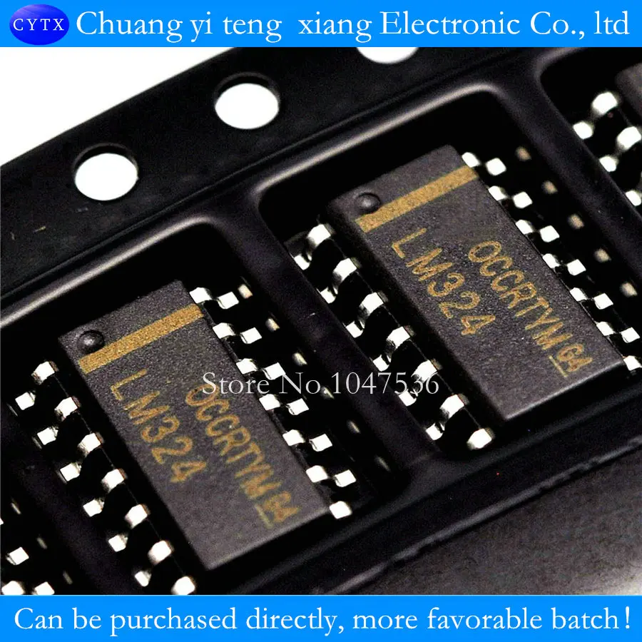Патч LM324 операционный усилитель 4 полосный SOP 14 10 шт./лот LM324DR SOP14 SMD LM324DR2G LM324DT Новый