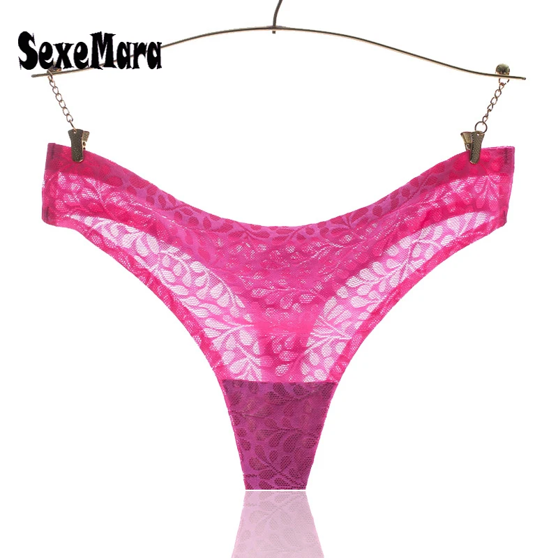 S XXL хит продаж женские сексуальные кружевные трусики стринги бесшовные