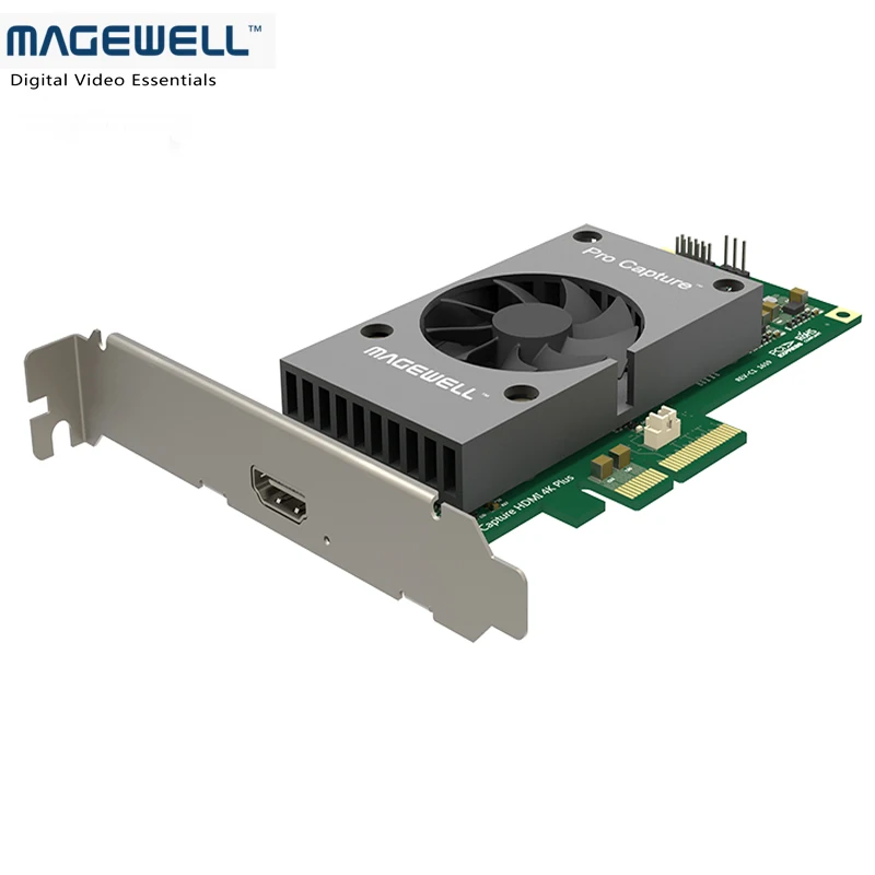 

Magewell Pro Capture HDMI 2.0 4K Plus PCIe Video Capture Card Support Windows Linux Mac OS