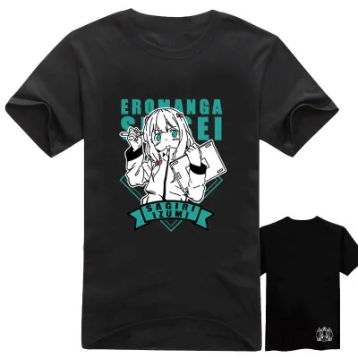Новинка Eromanga Sensei Sagiri женский костюм для косплея аниме Masamune Izumi Мужская футболка