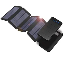 Solar Power Bank 10000mAh Solar Charger Phone External Battery Powerbank for iPhone 5s SE 6 6s