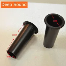 2 шт "-6" дюймов динамик порт фазоинвертор трубка НЧ-динамик порт перевернутая трубка 45x115 мм