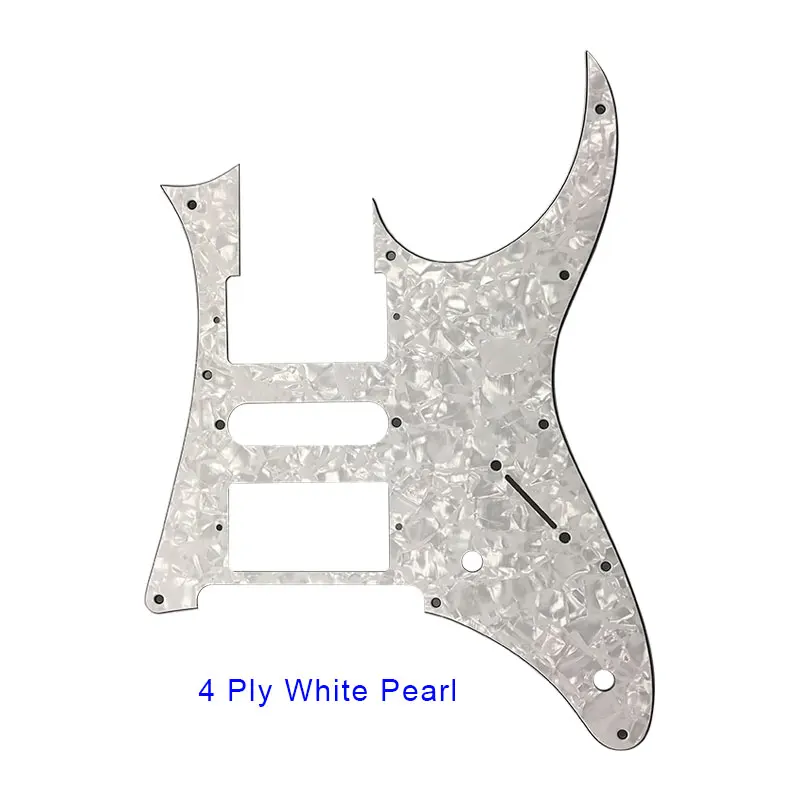 Pleroo гитара аксессуары pickguards костюм для Японии MIJ Ibanez RG 350 EX гитара хамбакера царапинам плиты - Цвет: 4 ply white pearl