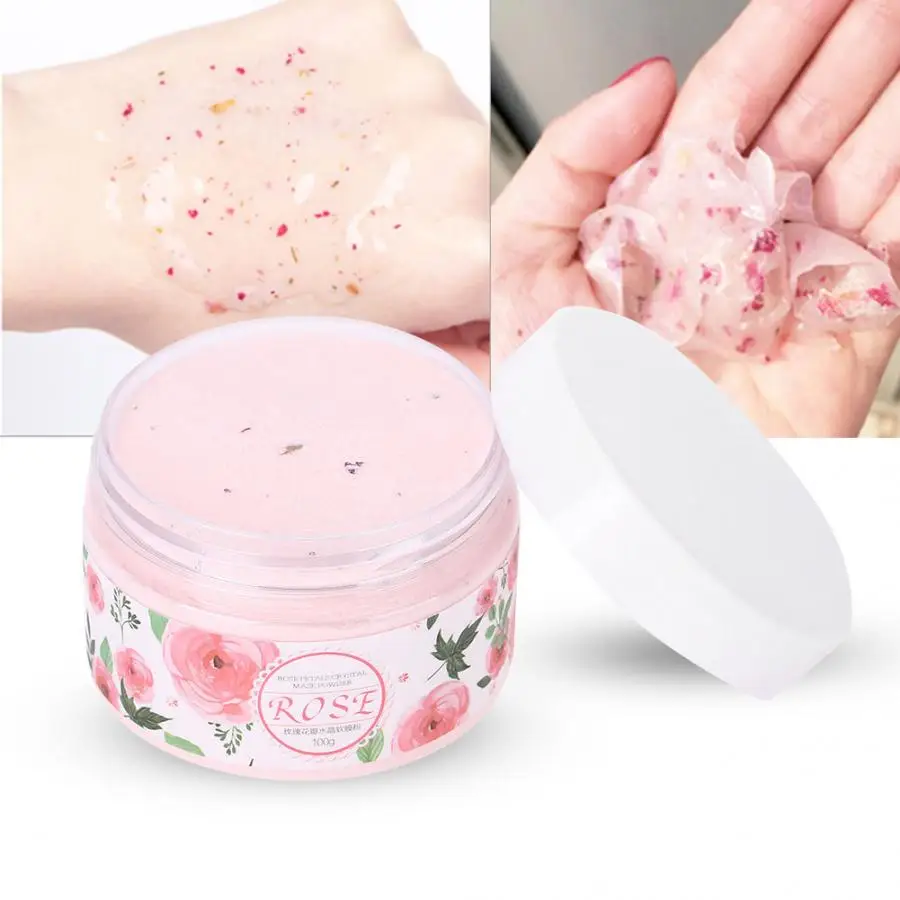 

Natural Rose Petal Crystal Soft Mask Powder Whitening Moisturizing Mask Powder 100g