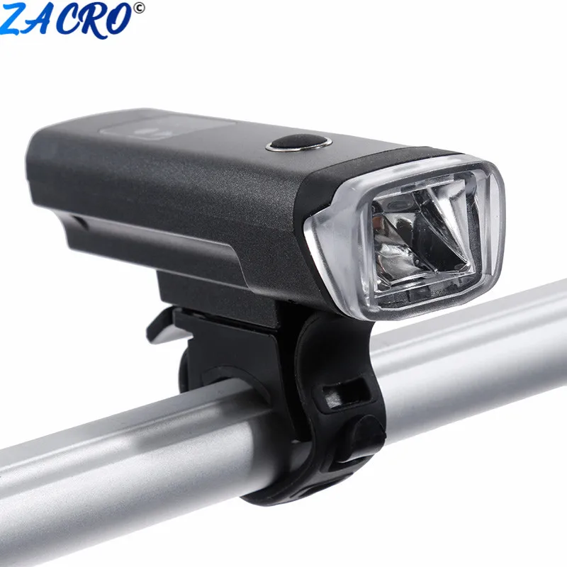 Zacro Bike Front Light Induction Bicycle Bright Light 350lm USB Charging T6 Flashlight Cycling Waterproof Torch Bike Headlight