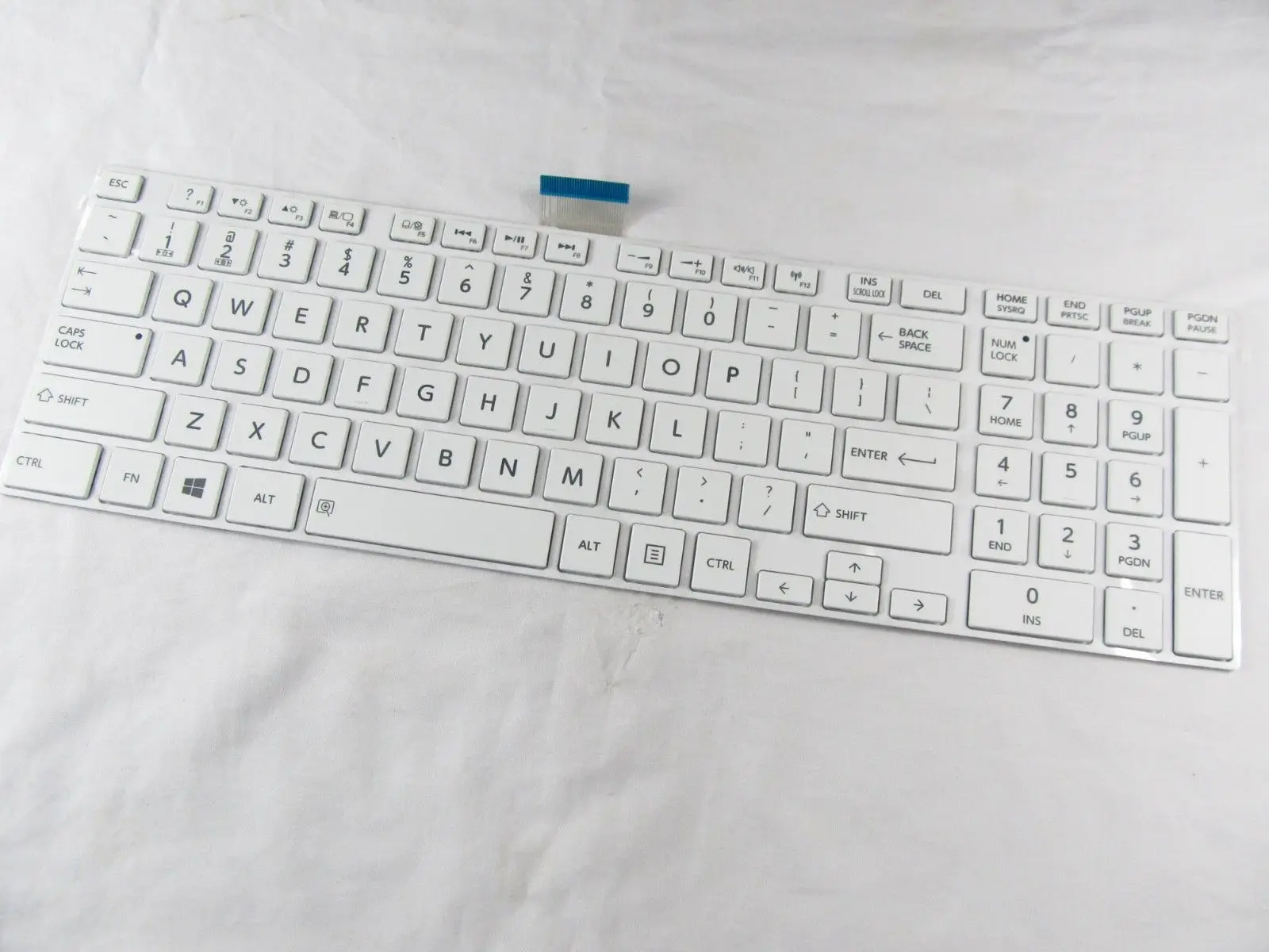 

For Toshiba Satellite C55 C55-A C55dt C55dt-a C55D C55D-A C55T-A US Laptop Keyboard white