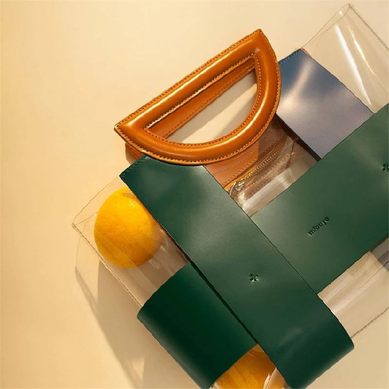 

Famous Brand PVC leather handbags Bucket bag Summer Swimming handbags designer women bags Beach bags for women female sac a main