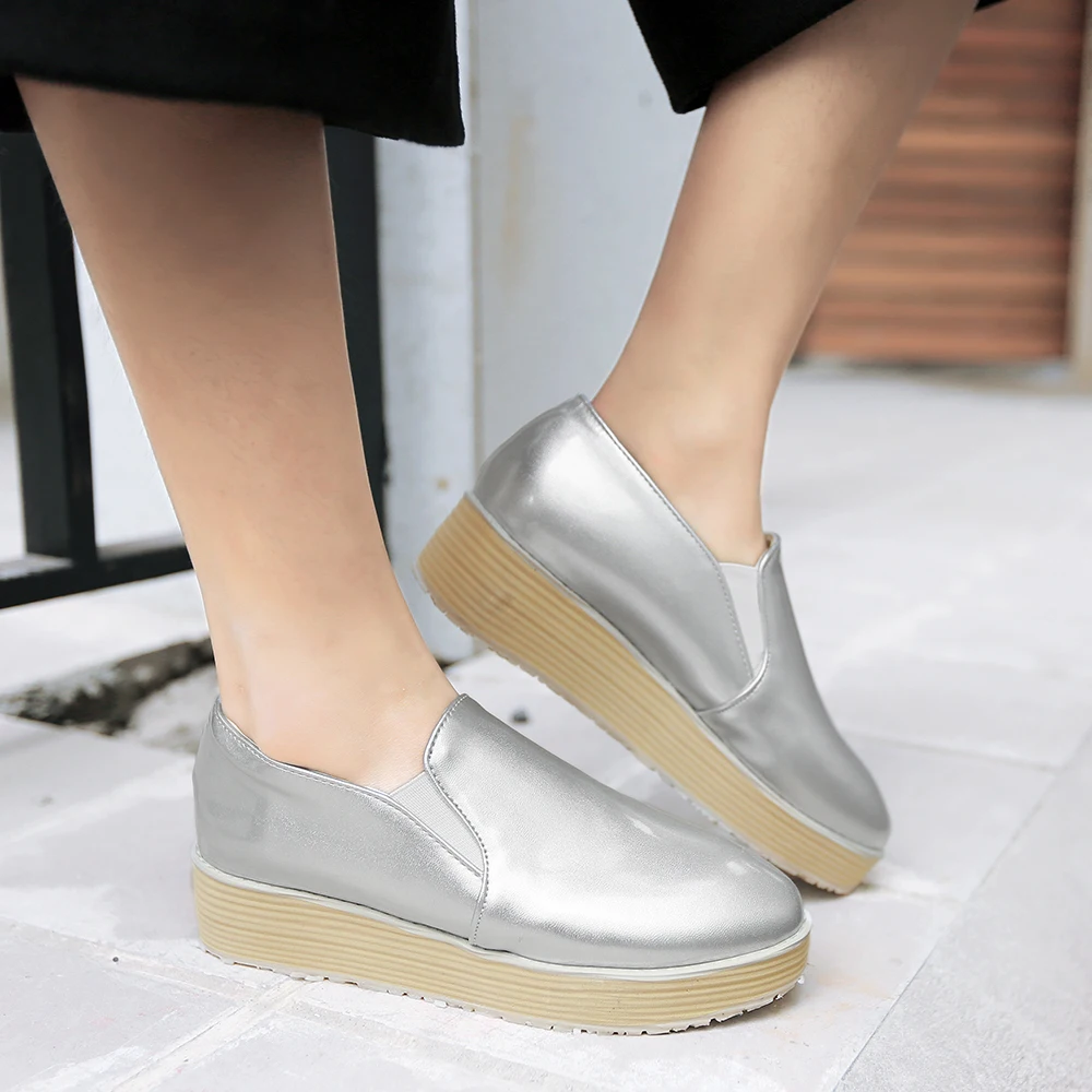 

2016 Size 34-43 Fashion Ladies Pu Leather Women Pumps Dress Shoes Sexy wedges Heel Shoes Women's Wedding Shoes