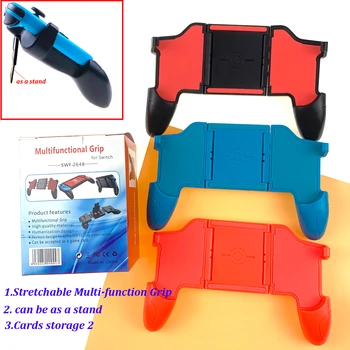 

2019 Multifunction Gamepad Controller for Nintendo Switch Console L1R1 Grip with foldable Joystick Game card storage controller