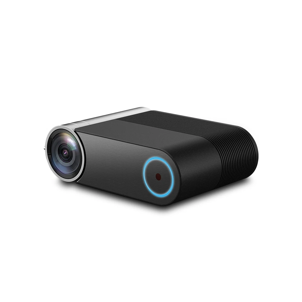  2019 AAO Brand New Design YG420 Mini LED Projector Home Theater Smartphone Screen Mirroring Android