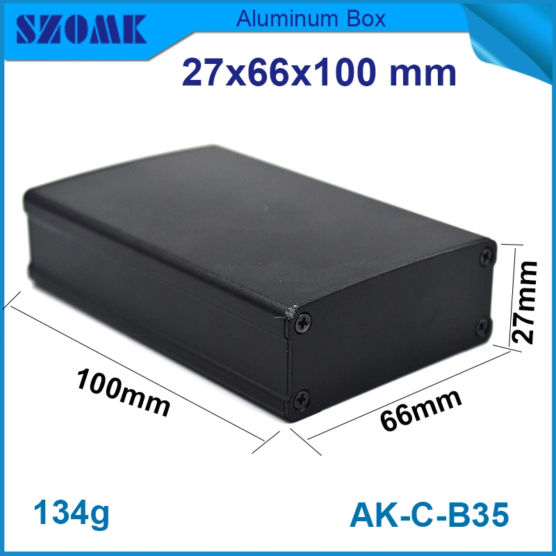 

Aluminum Black color server rack cabinet 1 piece free shipping fit PCB size21.3x60mm which used in Camera enclosures