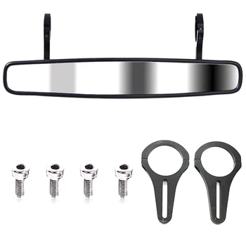 

Rearview Side Mirrors For Vehicle Racer Modified Handle Black Mirror Beach buggy rearview mirror with 2" Clamp