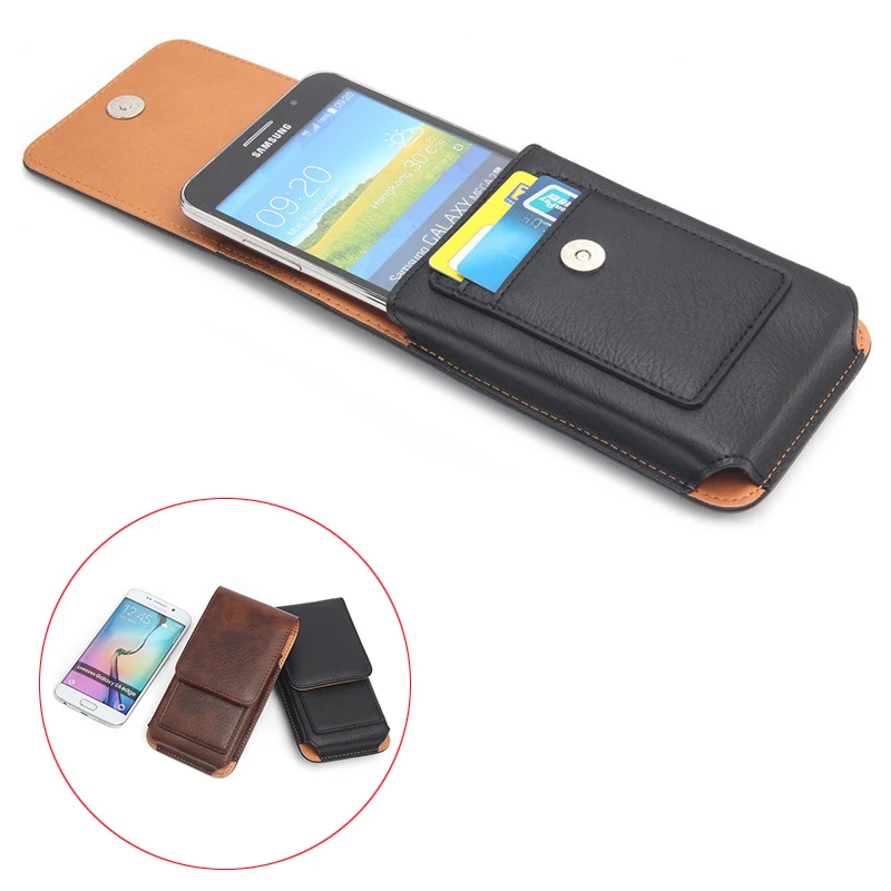 

Deluxe 360 Degree Rotation Design Holster Loop Magnetic Pouch with Belt Clip Phone Cases For All Smart Phone 4.7" Below