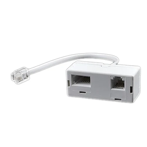 RJ11 Male Plug to RJ11 UK BT Telephone Socket Adapter Splitterin