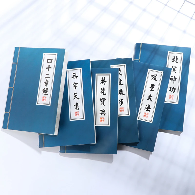 

1 PCS Vintage Paper 60 sheets Traditional Chinese Martial Arts Secrets Kungfu Notebooks Diary A5 Size Notepad school supplies