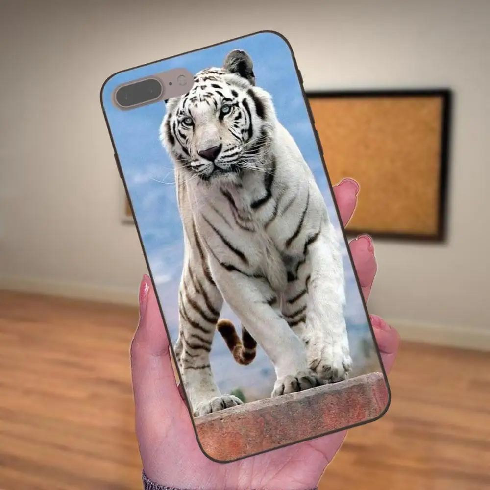 Яркий животный белый тигр для Galaxy C5 C7 J1 J2 J3 J330 J5 J6 J7 J730 2017 Ace Core Duo Max Mini Plus Prime