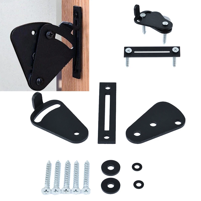 

High Quality Sliding Barn Door Lock Stainless Steel Door Barn Gate Lock Hardware Tools Mayitr New Arrival