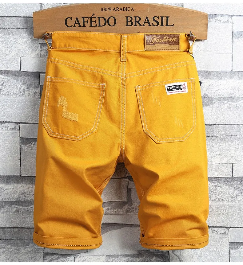 High Quality Men Cotton Denim Shorts 