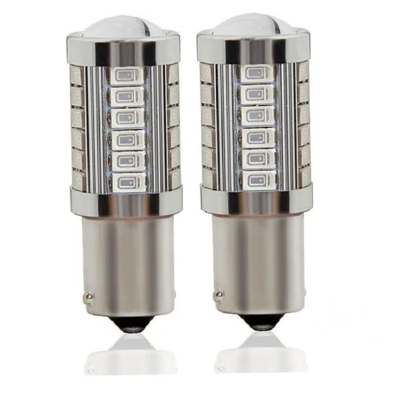

Car LED Light 5630 33SMD Lens 1156/P21W Automobiles Brake Back Taillight Fog Lamp Turn Signal Exterior Light-emitting Diode Bulb