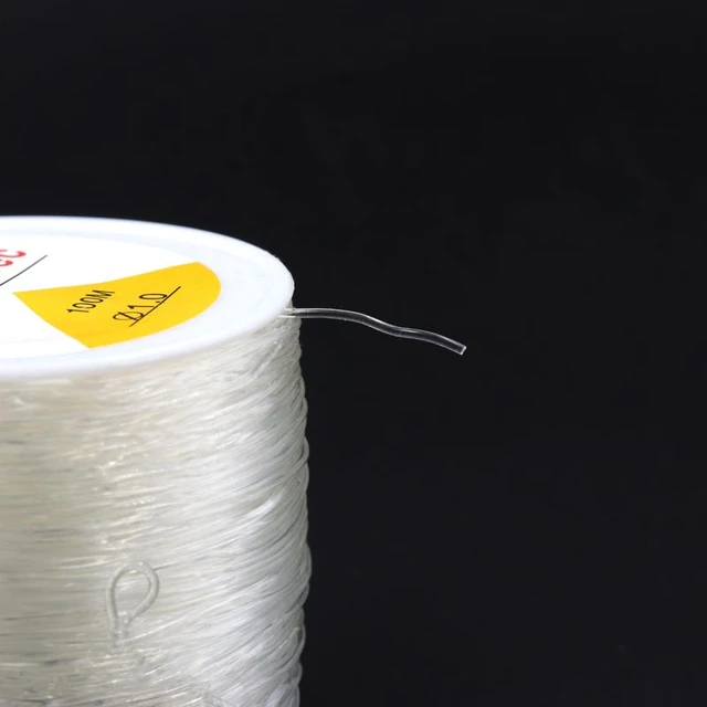 7 sizes 100yd 0.5 0.8 1mm High Elastic Beading Cord String Crystal Thread  For Jewelry Making