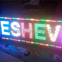 Полууличный вариант P10 светодиодный дисплей 100 см* 20 CM Смешанные цвета светодиодный экран программируемый светодиодный рекламный щит, прямые продажи