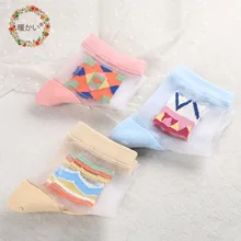 Весенние и летние женские шелковые носки, носки с ароматом стеклянных хрустальных стеклянных носков для женщин