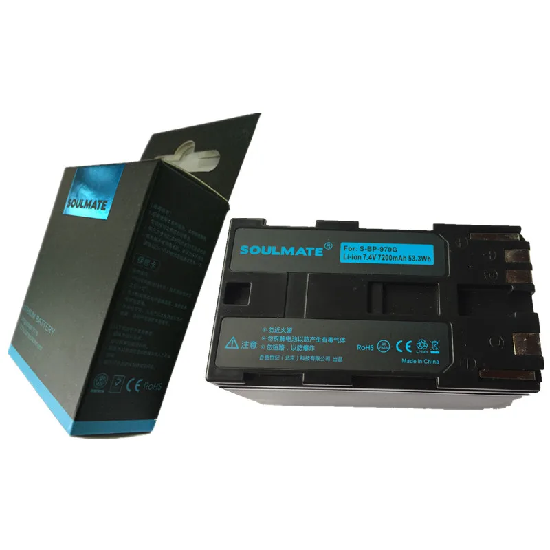 

SOULMATL BP-970G lithium batteries pack BP970G Digital Camera Battery BP 970G For Canon XLH1 XHG1 XHA1 XL2 XM2 XH G1S XF305
