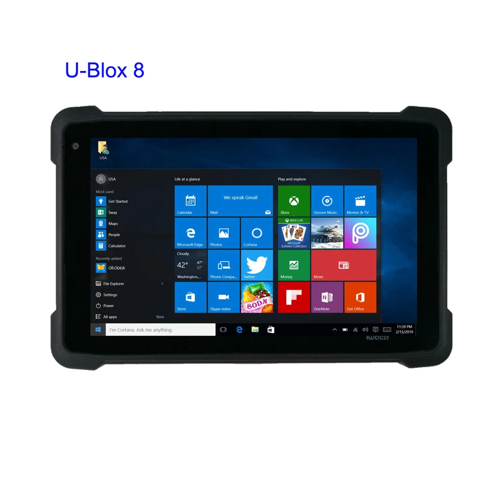 

2019 China K81H Windows 10 home Waterproof Tablet PC 8 inch UBlox M8 GPS GNSS Mapping High Precision Glonass Gps 3G HDMI WIFI