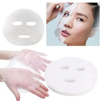 

100pcs Disposable Non Compress Face Masks Cotton Silk Facial Sheet Paper