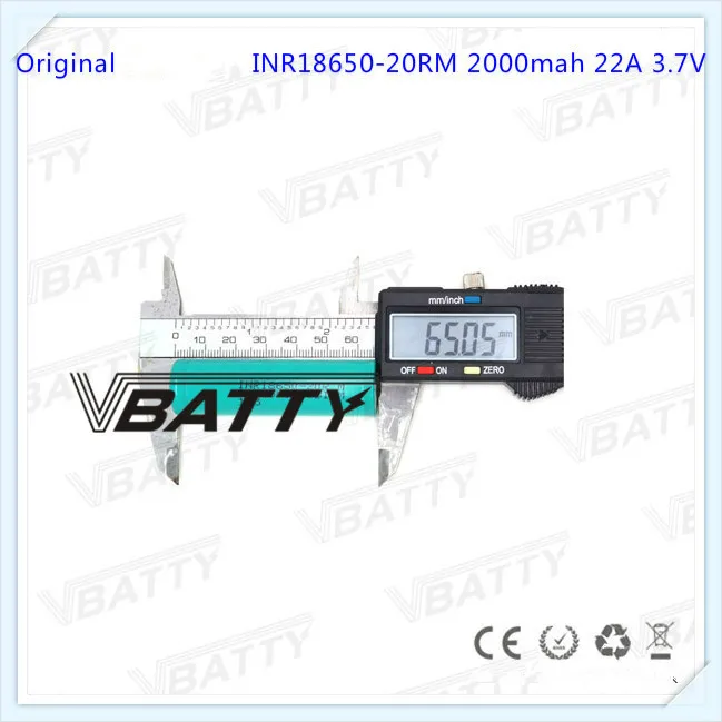 Горячая vape мод батарея 20r для samsung 18650 INR18650-20r литий-ионная батарея(1 шт