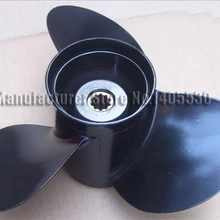 Алюминиевый винт для подвесного мотора 10 слотов для Suzuki 4-тактный 25-30hp подвесной моторный двигатель 101/4x11