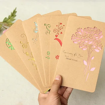 

5pcs greeting card Korea creative blessing gift company invitation letter Thanksgiving birthday card Mother's Day greeting card