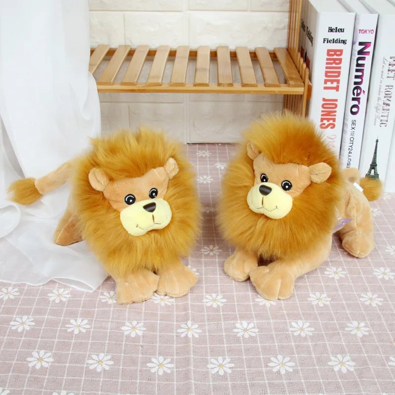 MIAOOWA 1PC 20CM Lovely Lion Plush Doll Simulation Animal Lion Toys Doll High Quality Soft Cute Lion Doll Children Birthday Gift MIAOOWA 1PC 20CM Lovely Lion Plush Doll Simulation Animal Lion Toys Doll High Quality Soft Cute Lion Doll Children Birthday Gift