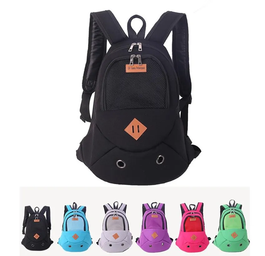 

Pet Carrier Dog Backpack Front Chest Bags Cat Travel Bag Small Dogs Portable Mesh Backpack Head out Double Shoulder Bag