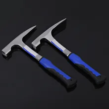 Профессиональный молоток для геологоразведочных работ, заостренный и плоский молоток, спасательный молоток, Многофункциональный ручной инструмент