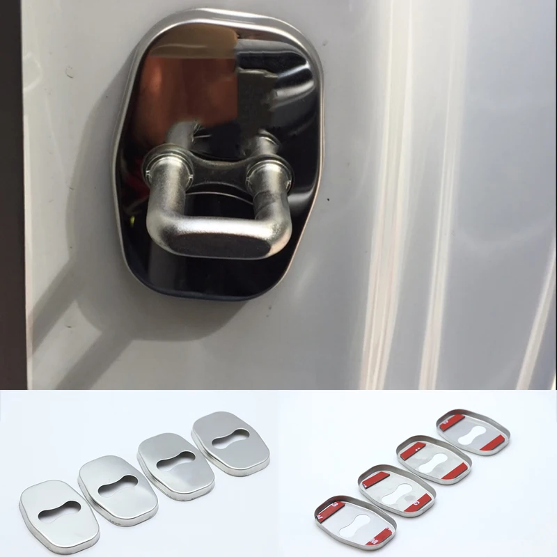 Stainless Steel Door Lock Protective Cover 4pcs/Set for 2015-2016 Hyundai Tucson
