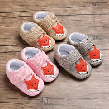 

Cartoon little fox cotton non-slip shoes