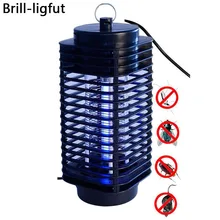 Электронный комарный Killer лампа Светодиодный лампа для уничтожения насекомых Ловушка для насекомых нетоксичное освещение комаров вредителей моли ОСА Отпугиватель убийца