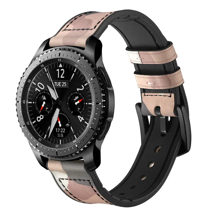 Geuine Leather with silicone wathc band        kol saati   For Apple series  (6)
