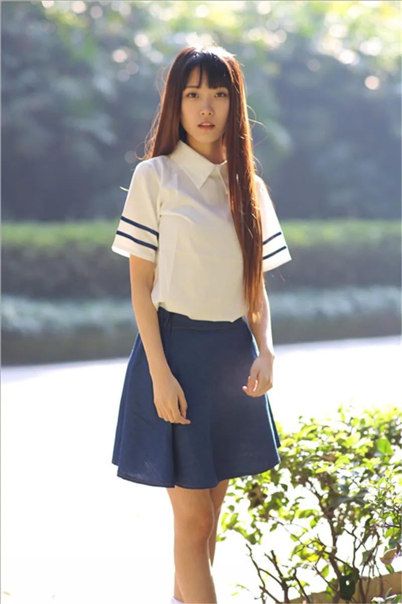 Roupas Conjunta Camisa De Uniforme De Marinheiro De Cosplay Japonês Plus  Tamanho Sexy Cores Da Escola Coreana Uiforme Tops Kawaii Salia De Duas  Peças Teenage Girl De $146,75