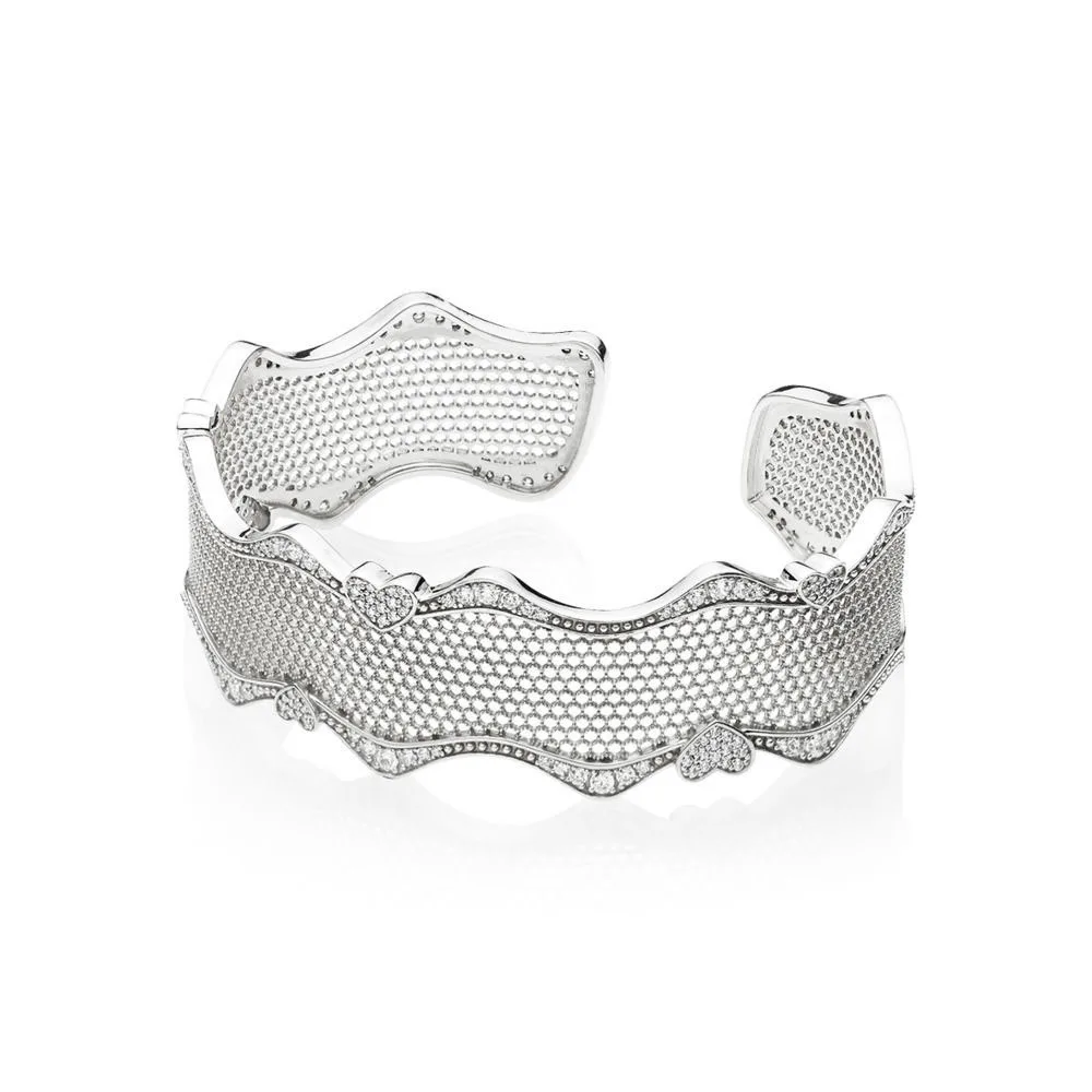 

New New Original 925 From Love Tie Silver Bracelet Sand Jewels To The High Quality Women Present From Birthday Wife 597704cz