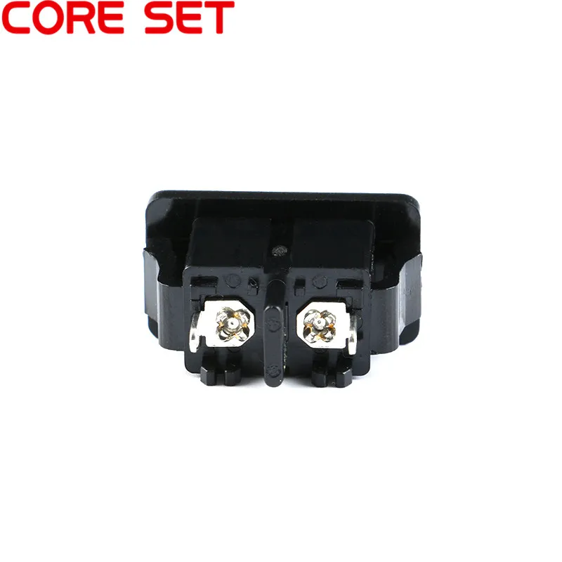 5 шт. 2 разъема AC250V 2.5A IEC320 C8 черные входные розетки|panel socket|panel 5panel pin |